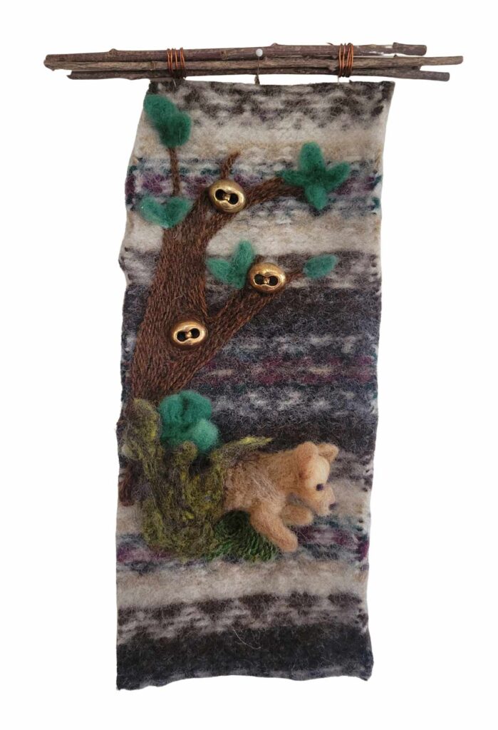 wool wall hanging